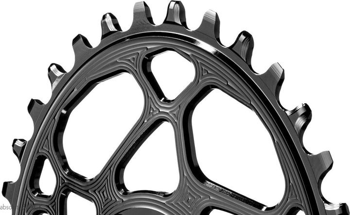 Immagine prodotto AbsoluteBLACK aBLACK MTB OVAL RaceFace BOOST148 (offset 3mm) per catena SHIMANO HG+ 12spd NERO solo nero (32)