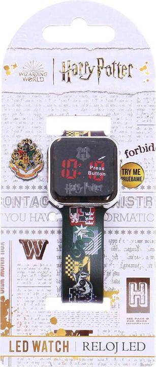 Produktbild Accutime LED-Kinderuhr Harry Potter (schwarz), Digitaluhr mit LED-Anzeige für Uhrzeit und Datum,... (Digitaluhr)