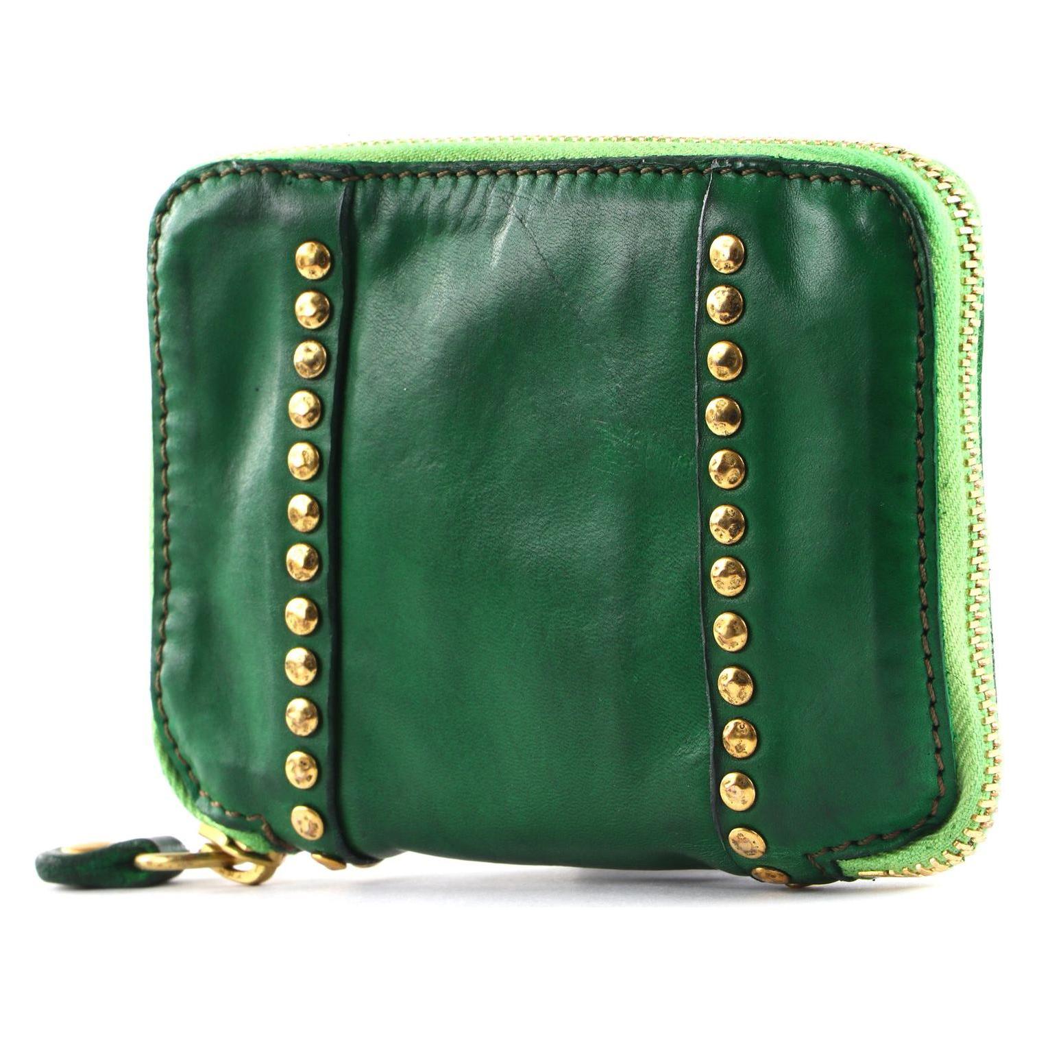 Campomaggi, Damen, Portemonnaie, Wallet, Grün
