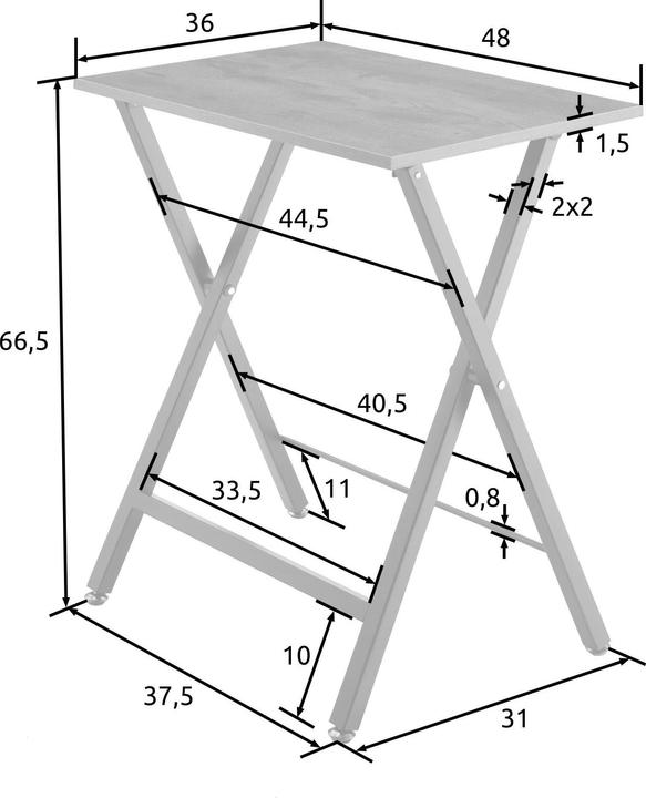 Produktbild tectake Phoenix (48 x 36 x 66.5 cm)