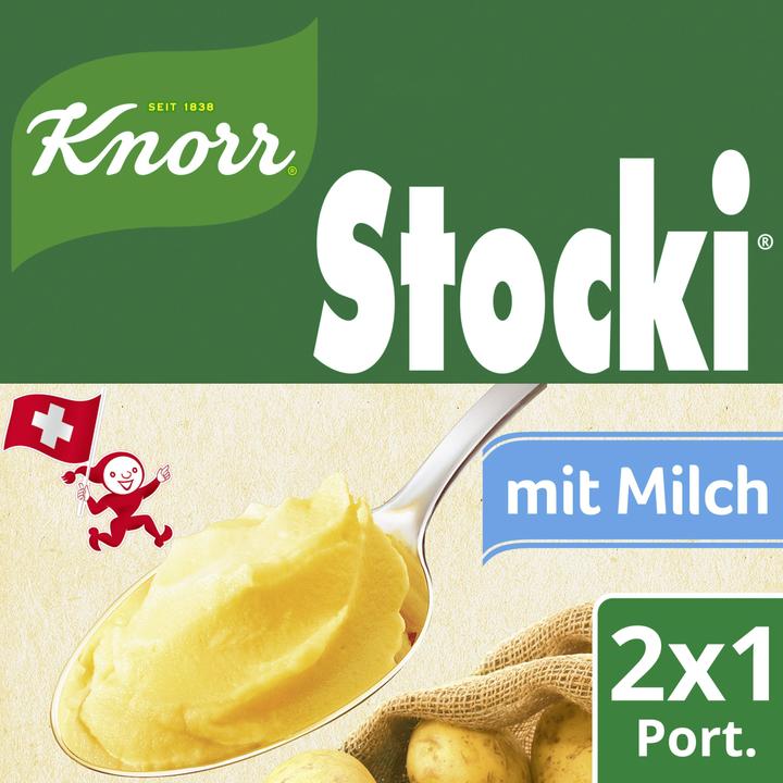 Actual product image Knorr Stocki mashed potatoes with milk and Swiss potatoes (86 g)