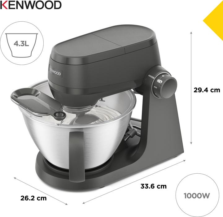 Actual product image Kenwood Food processor KHC30.070GY, 1000 W (1000 W, 4.30 l)