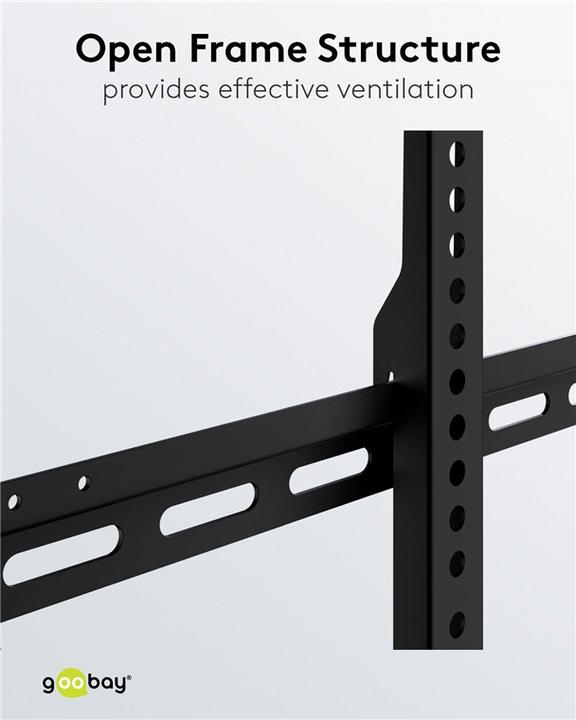 Actual product image Goobay Basic Fixed (Wall, 75 kg, 43" - 100")
