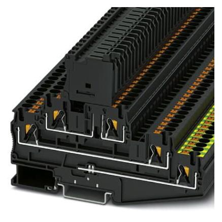 Phoenix Contact Nero Pt 4-Pe/L/Hesi (5X20) 3002602 Terminale Passante Per Fusibili 0,20 Mm² 4 Mm² 50 Pz., Cavo + Spina Elettrica,