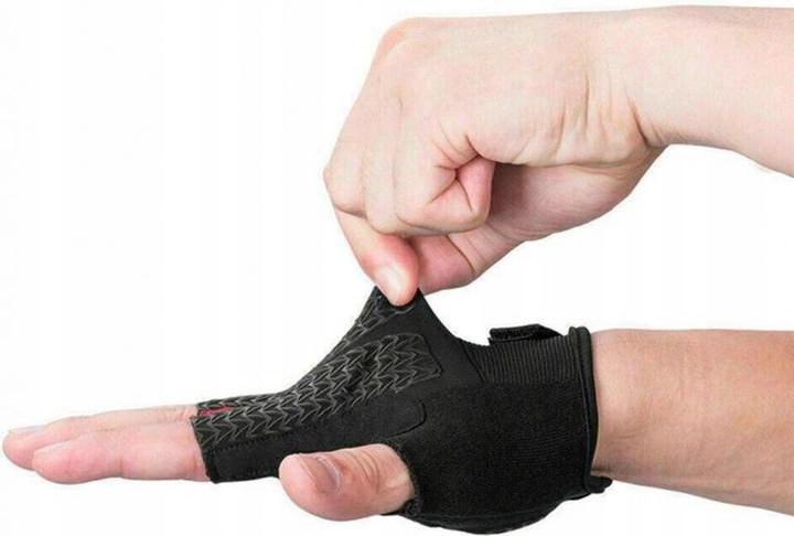 Produktbild Rockbros S169BGR L Fahrradhandschuhe mit Gel-Einsätzen – Grau (L)