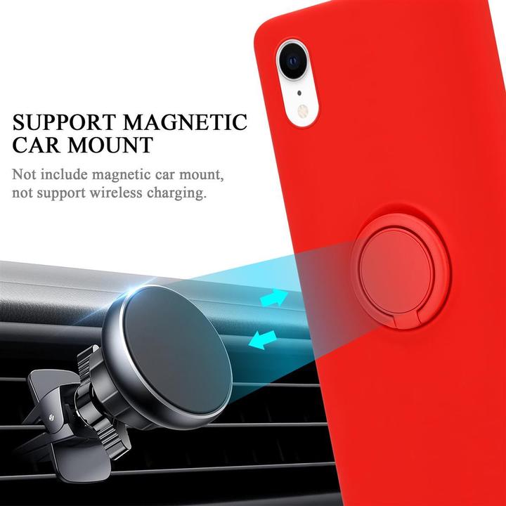 Actual product image Cadorabo Bumper TPU Liquid Ring Silicone Case (Apple iPhone XR)