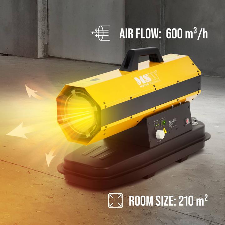 Actual product image MSW Diesel Heater - 20 kW - 18 l