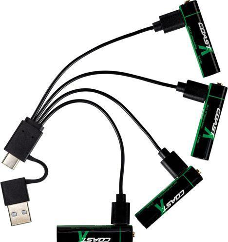 Immagine prodotto Coast Zithion-X USB-C (4 pz., AAA, 750 mAh)