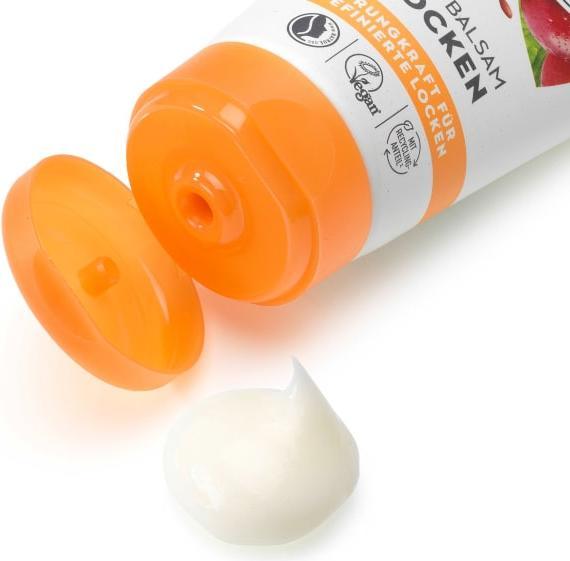 Actual product image dm alverde Conditioner 2in1 Balm Curls Organic Flaxseed, Organic Grape