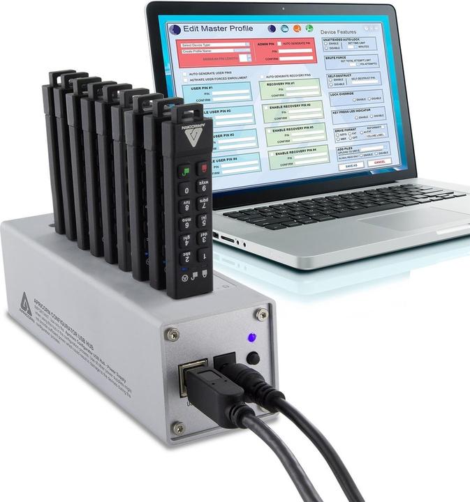 Produktbild Apricorn Aegis Configurator - Security-Konfigurator (USB-A, 10 Ports)