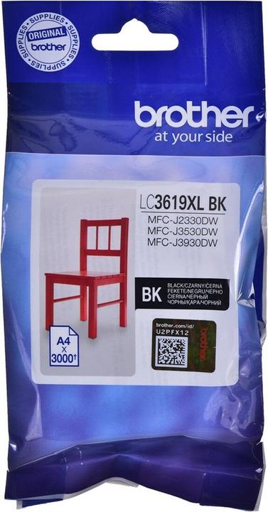 Produktbild Brother LC3619XLBK - Schwarz - Original - Tintenpatrone (BK)