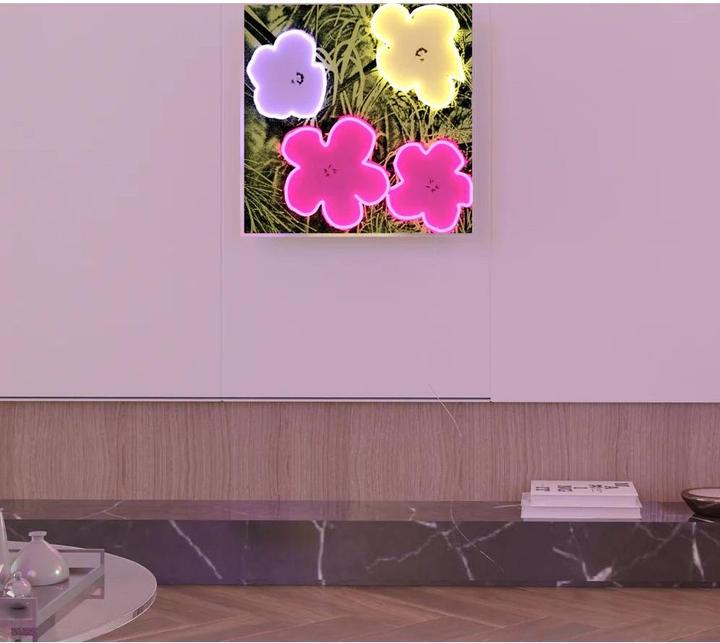 Actual product image YellowPop Andy Warhold Flowers