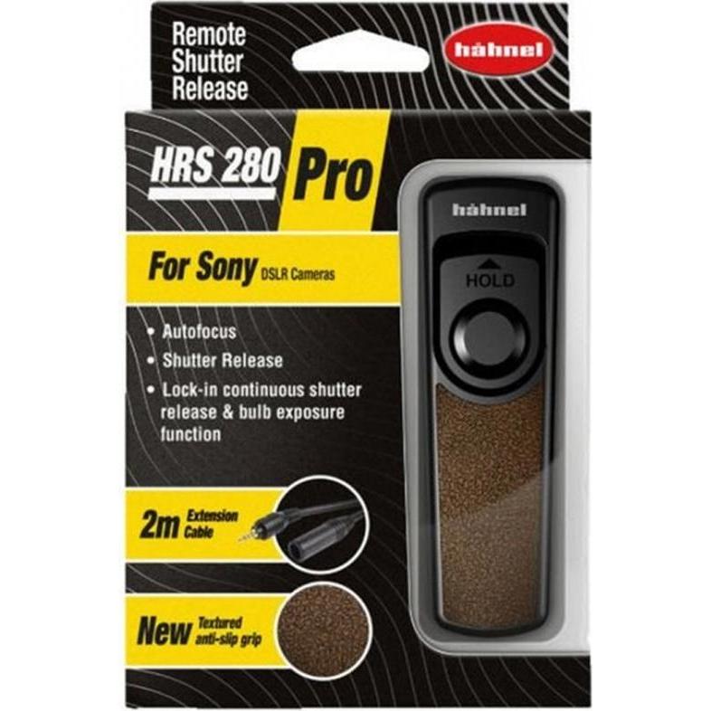 Hähnel Kabelfernauslöser HRS280 PRO zu Sony (Kabel), Fernauslöser, Schwarz