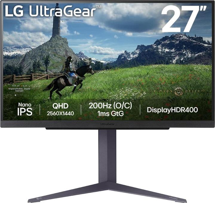 Actual product image LG UltraGear 27GS85QX-B (2560 x 1440 pixels, 27")
