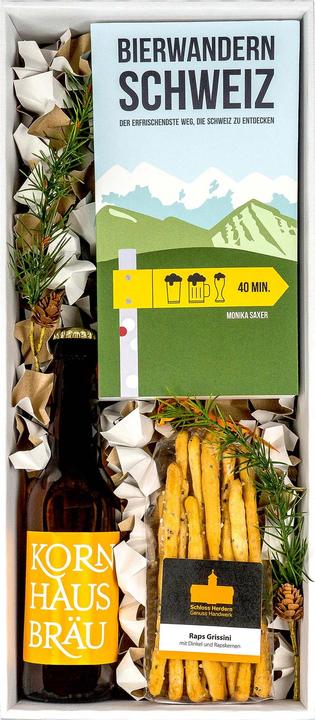 Image du produit Geschenkkörbe CH Panier-cadeau "Randonnée de la bière en Suisse