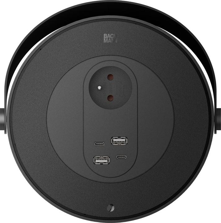Produktbild Bachmann MOV:E 1xUTE 2xUSB A/C schwarz (5 x, CEE 7/5, 2.50 m)