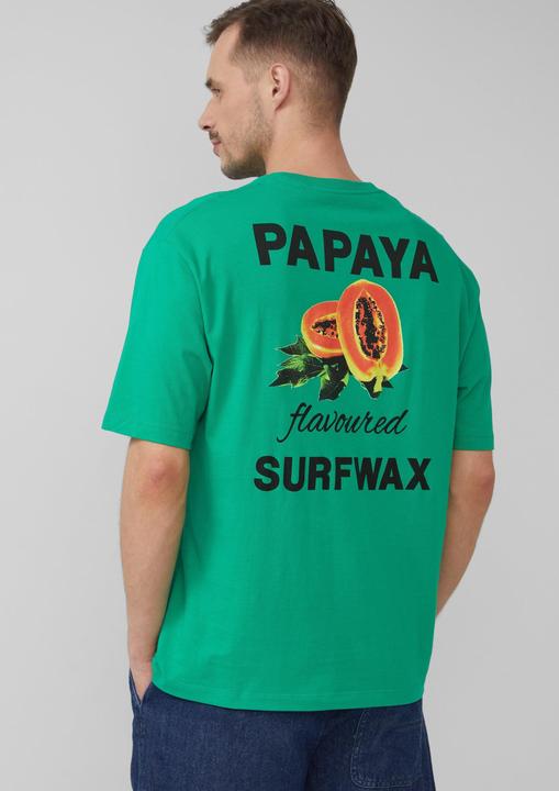Immagine prodotto S.Oliver T-Shirt Baumwoll-T-Shirt im Relaxed Fit mit Front- und Rückenprint (M)