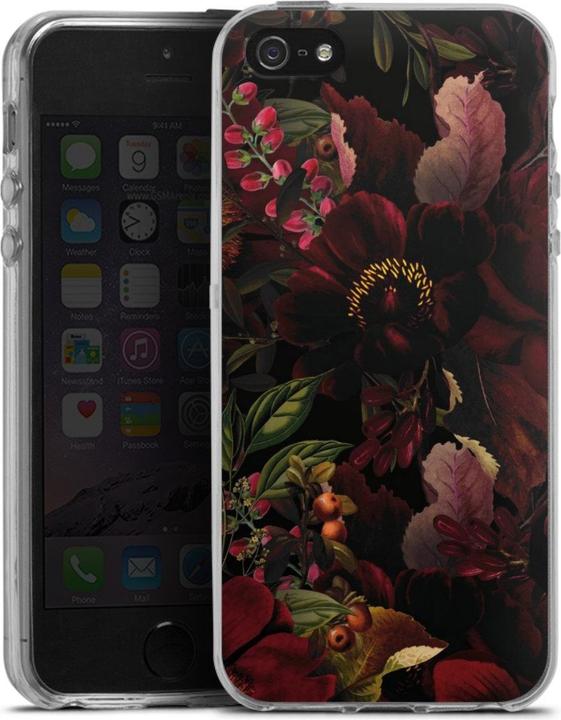 Produktbild DeinDesign Silikon Hülle für Apple iPhone 5 Handyhülle Case Smartphone Schutzhülle Blumen Utart Wiese (Apple iPhone 5)