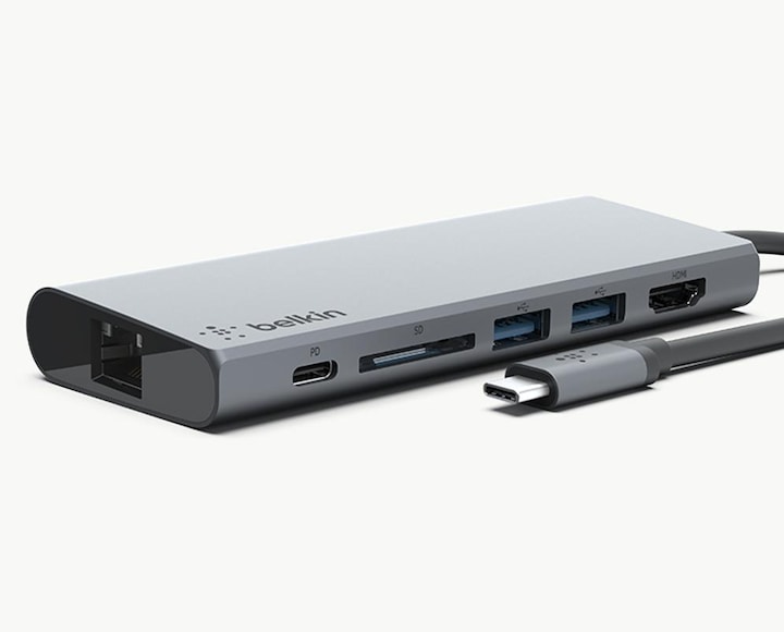 Actual product image Belkin Multimedia (USB-C, USB-A, 1 Ports)