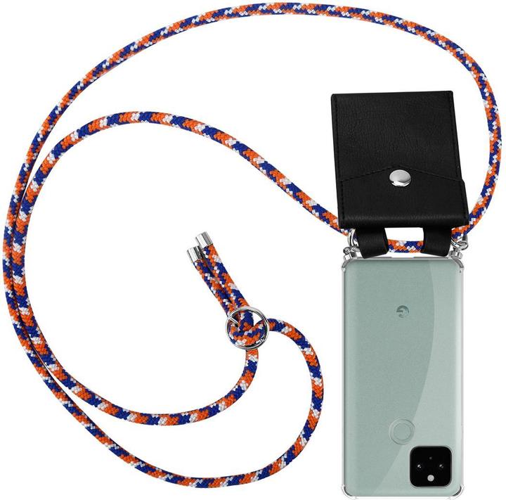 Produktbild Cadorabo TPU Handy Kette SILBER Cover (Google Pixel 5)