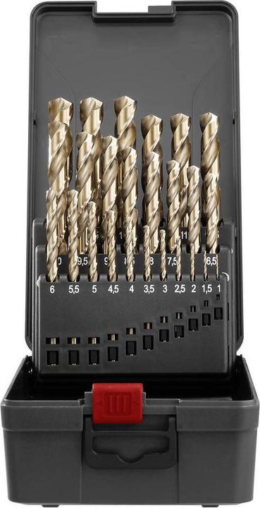 Actual product image Toolcraft TO-9913152 HSS-Co 5 Metall-Spiralbohrer-Set 1.0 – 13.0 mm Zylinders (1.0-13.0 mm)