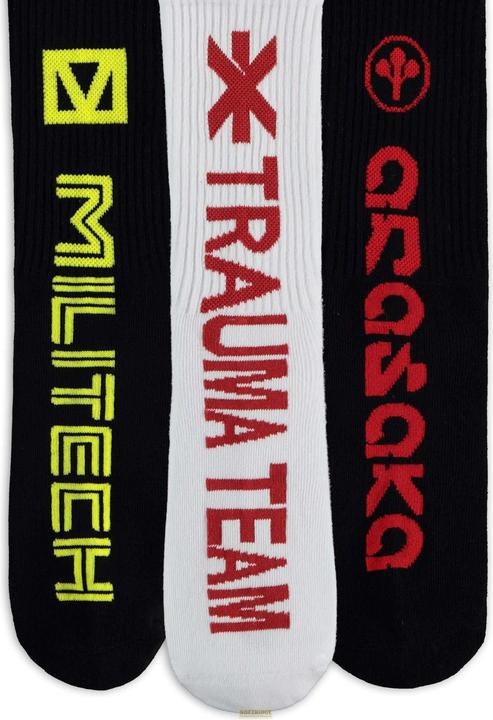 Difuzed Cyberpunk 2077 - Corpo Socks (3Pack) - 39/42 (pack of 3, 39 - 42)