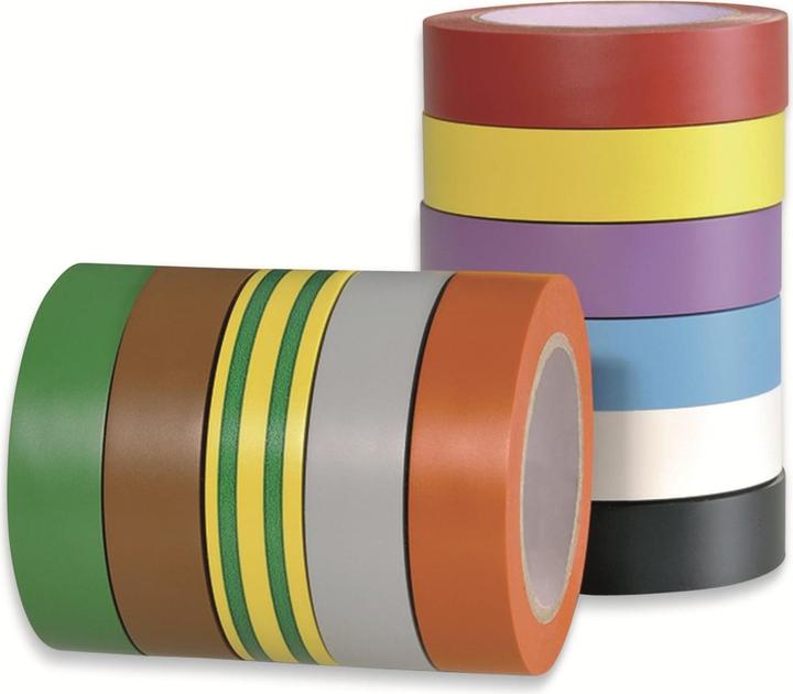Produktbild HellermannTyton HelaTape Flex Isolierband Grün, 0.15mm x 15mm x 10m (15 mm)
