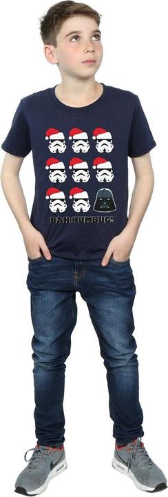 Actual product image Star Wars Boys Christmas Humbug T-Shirt (116)