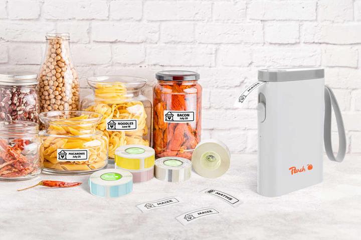 Produktbild Peach Label Roll PE101 3 color (4 cm)