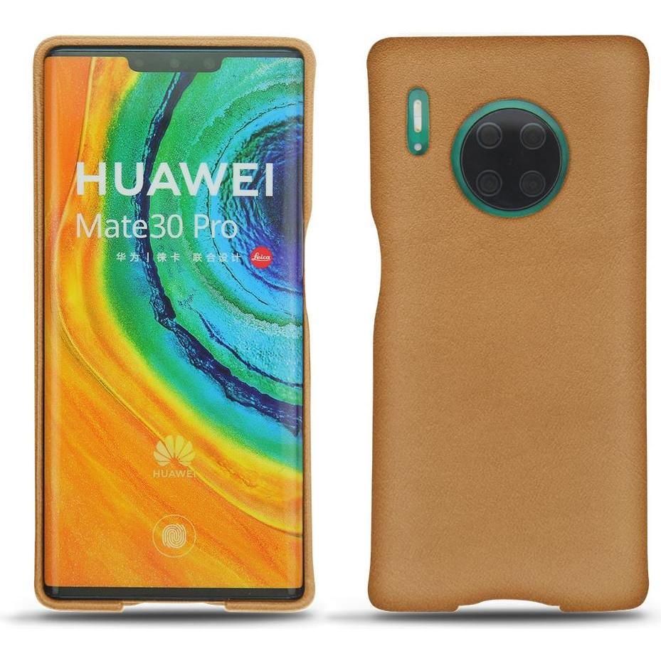 Noreve Lederschutzhülle (Huawei Mate 30 Pro), Smartphone Hülle, Braun