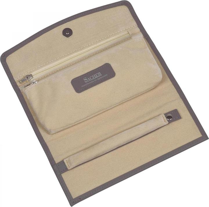 Actual product image Sacher 1010.510.5616P18 - Jewellery roll fleur venice grey leather