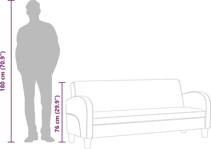Image du produit vidaXL Sofa (3 places)