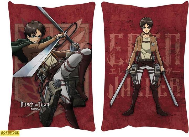 Immagine prodotto POPbuddies Cuscino Attack on Titan Eren Jaeger 50 x 35 cm (50 x 35 cm)