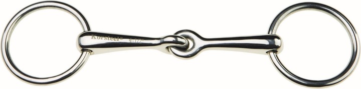 Image du produit Korsteel Mors de filet à simple brisure en acier inoxydable