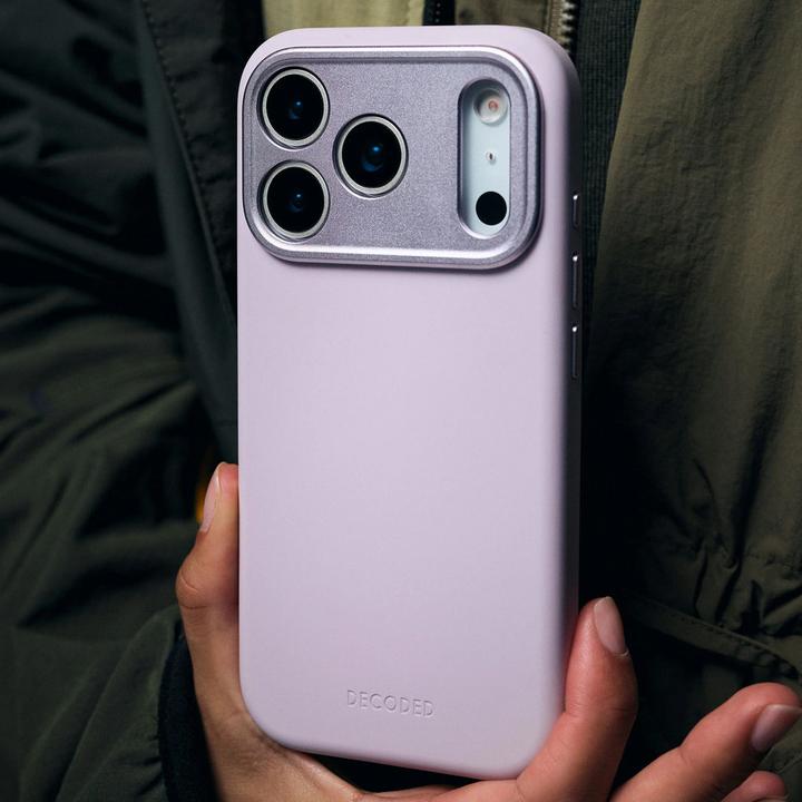 Actual product image Decoded Silicone Backcover Apple iPhone 17 Pro Max Lavender (Apple iPhone 17 Pro Max)