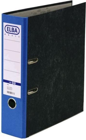 Produktbild Elba Ordner smart Wolkenmarmor, Rückenbreite: 80 mm, blau DIN A4, Einband aus Wolkenmarmor-Papier, gekleb (A4, 80 mm, 1 Stk.)