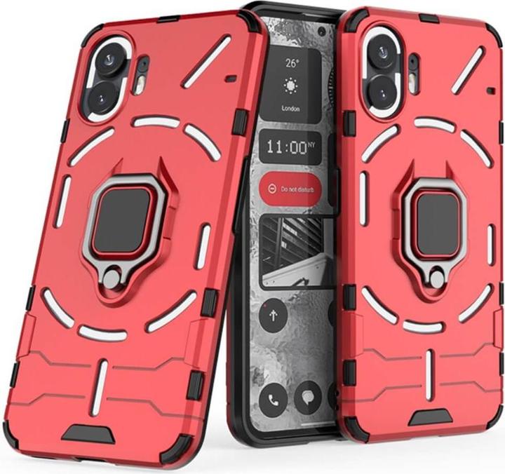 Produktbild Cover-Discount Nothing Phone (2) - Armor Case mit Kickstand rot (Nothing Phone (2))