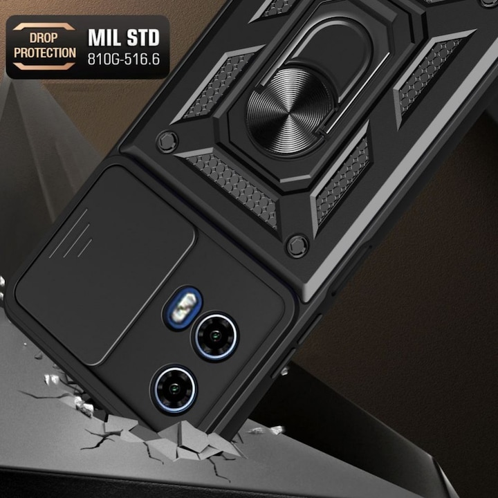 Produktbild Tech-Protect CamShield Pro case for Motorola Edge 50 Fusion 5G - black (Motorola Edge 50)