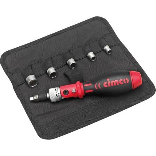 Cimco, Schraubenzieher, Ratschen Schraubendreher Set 18 teilig (Schlitz, Torx (TX))