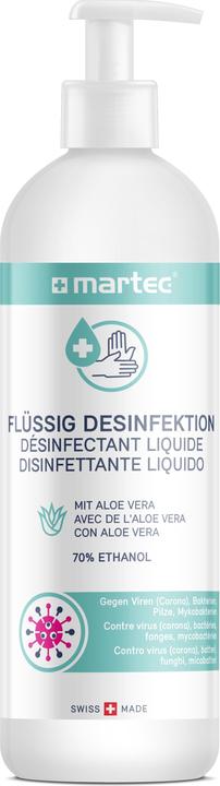 Martec Flüssig Desinfektion mit Aloe Spender