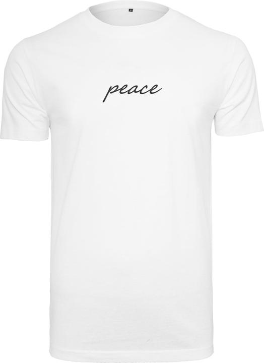 Produktbild Mister Tee Peace Wording EMB Tee - 159809 (M)