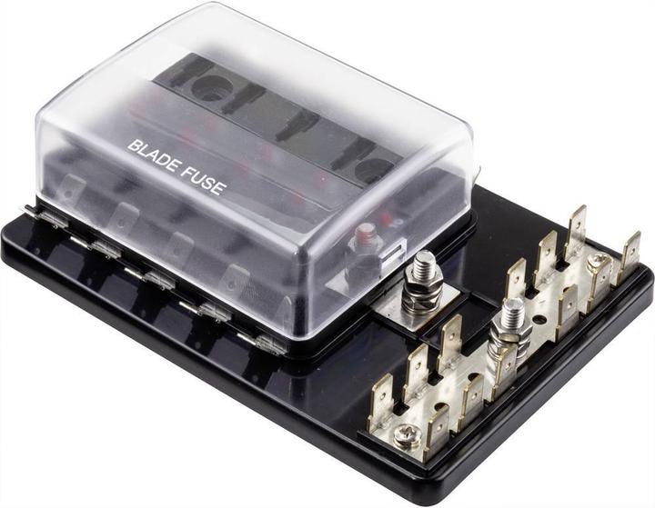 Tru Components Car fuse holder with status display Suitable for flat fuse standard 30 a 32 (30 A)