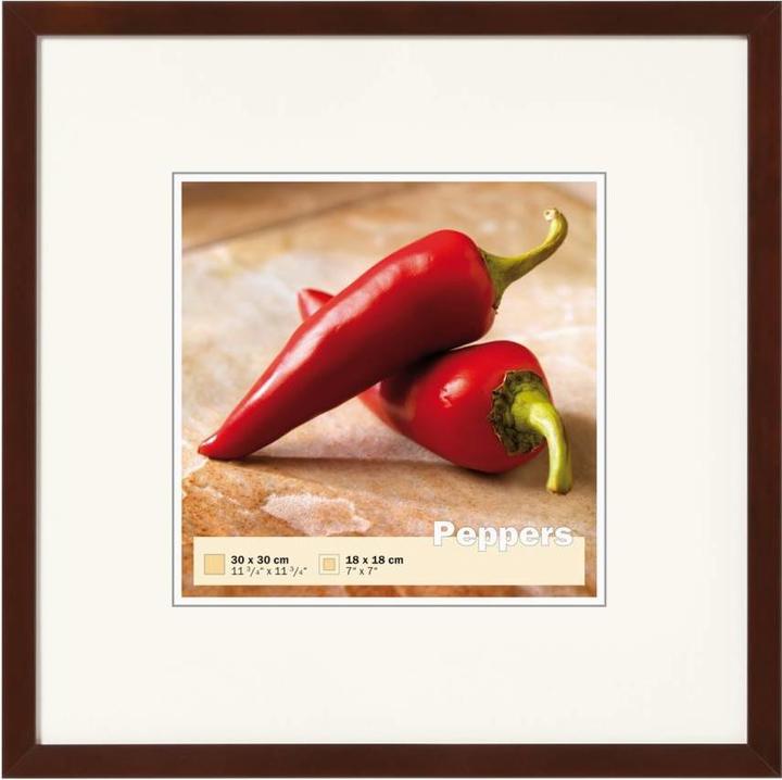 Immagine prodotto Walther Design Cornice in legno di peperoni (18 x 18 cm)