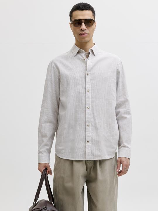 Image du produit Jack & Jones Jjesummer Linen Blend Shirt L/S Sn (L)