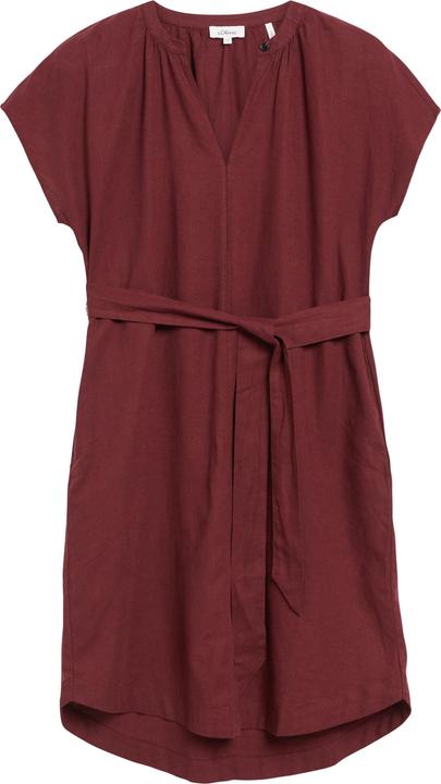 Produktbild s.Oliver Leinenmix-Kleid mit Eingrifftaschen (38)