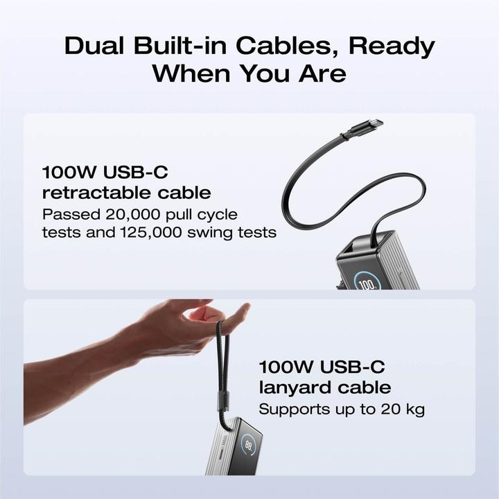 Produktbild EcoFlow RAPID Powerbank black 25.000mAh (25000 mAh, 170 W, 90 Wh)