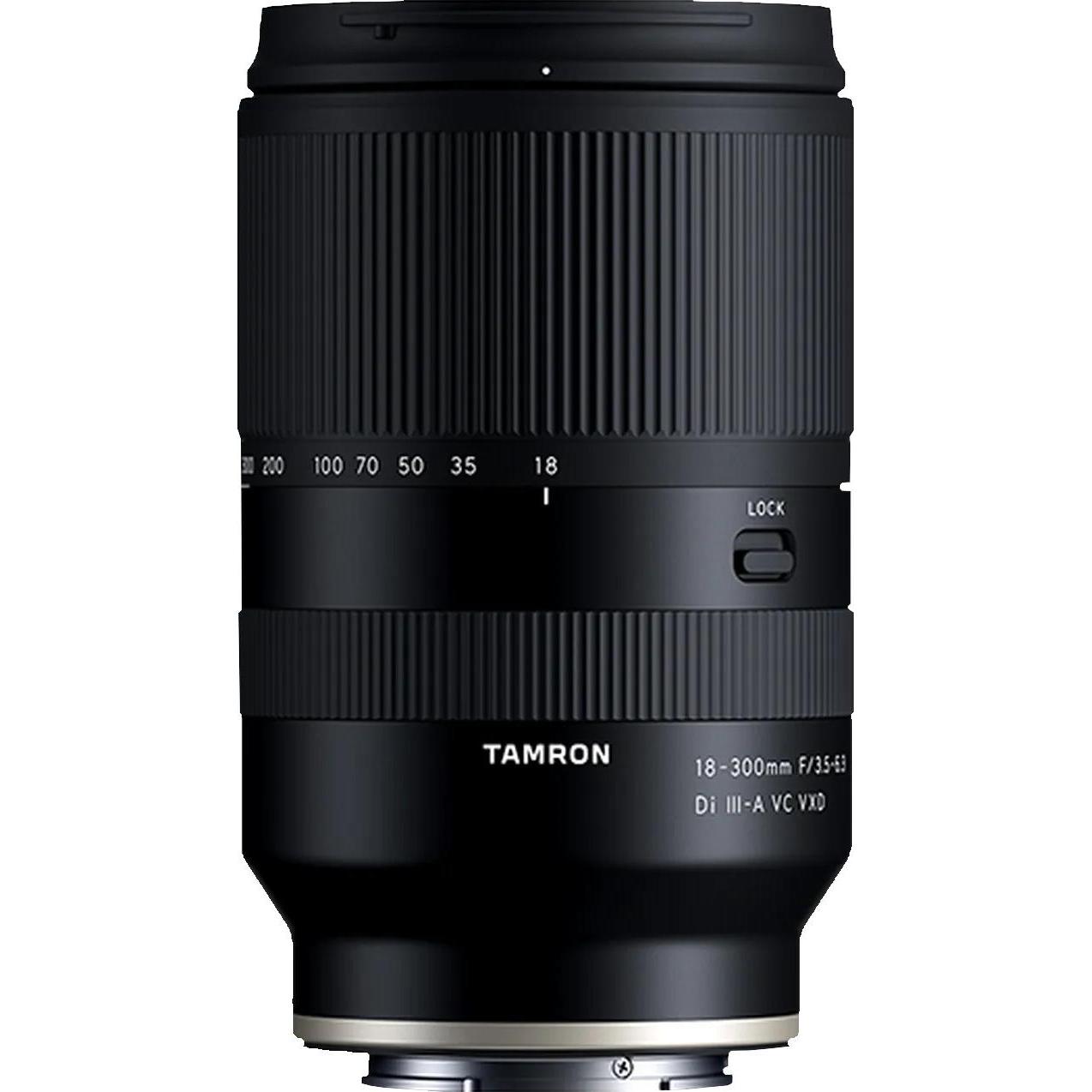 Tamron 18-300mm f/3.5-6.3 Di III-A VC VXD, Sony E (EU) (Sony E, APS-C / DX), Objektiv, Schwarz