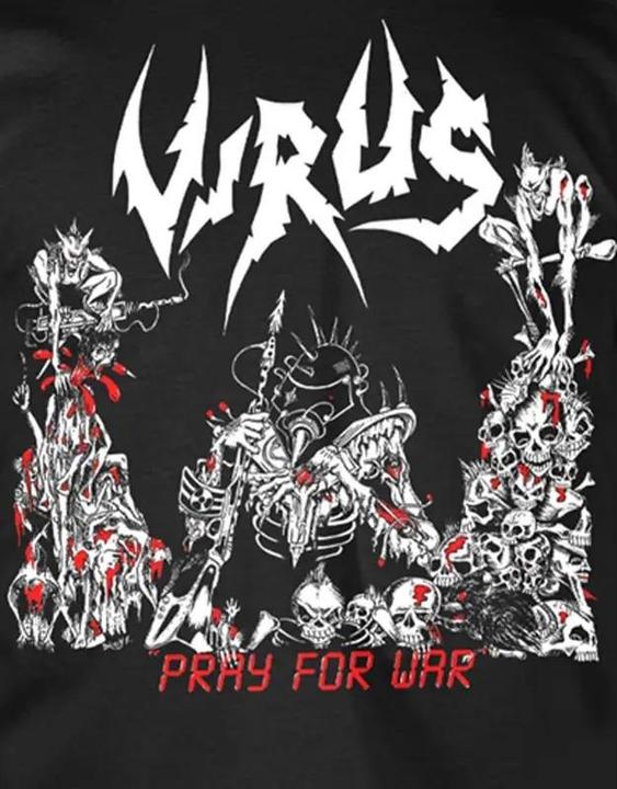 Image du produit ViRUS T-shirt adulte Pray For War (S)
