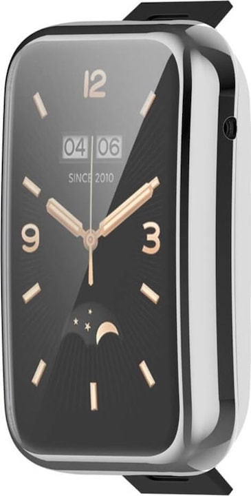 Actual product image Cover-Discount Xiaomi Mi Band 7 Pro - Rubber Protection Case silver