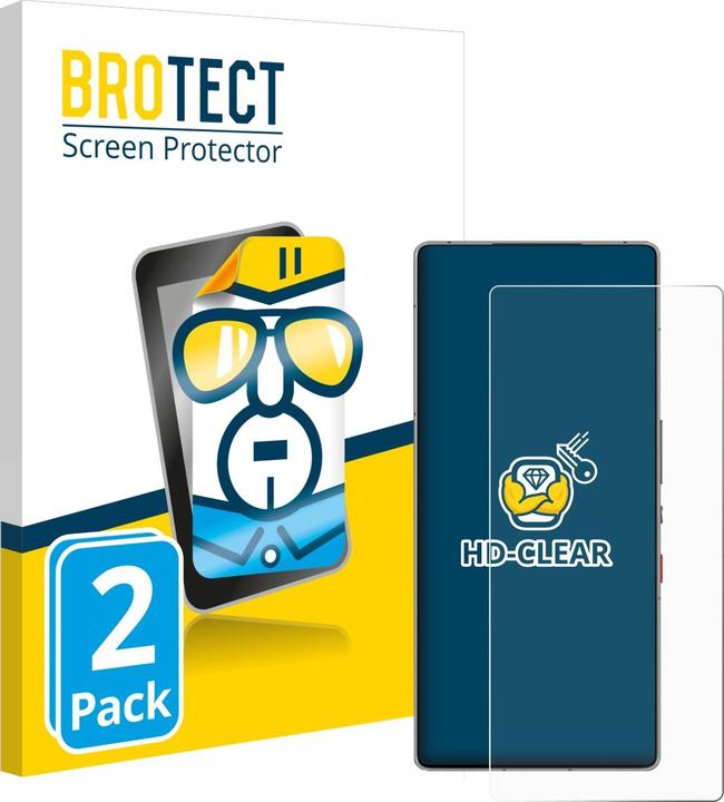 Actual product image BROTECT Screen Protector Clear (2 pcs., Nubia RedMagic 10 Pro)